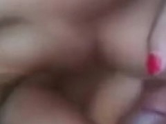 rubbing dick with boobs and suck