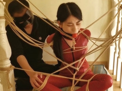 Asian Tied In Red