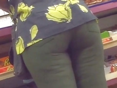 big ass milf green pants