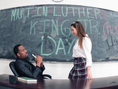 TeensLoveBlackCocks - Big Black Dicking On MLK DAY