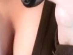 Tugjob and Titjob whilst on the phone