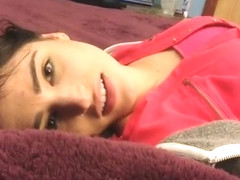 Horny homemade small tits, hairbrush, masturbate xxx clip