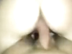 Fat ass girl reverse cowgirl up close