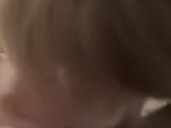 golden-haired oral sex