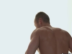 Cumming on wet czech pussyhole