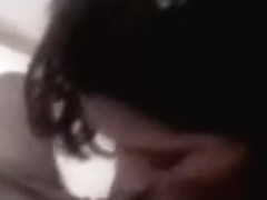 My darksome brown wife with diminutive scoops rides my hard wang