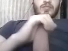 junior Sexy Boy Showing Off His Meaty Microphone