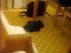 Slender wife takes a BBC pounding hubby watches