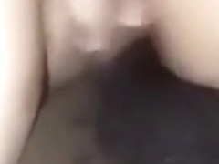 Fucking my horny girlfriend with a Dildo till she squirts