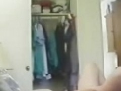 Usually my mom masturbates in the mornig. Hidden cam