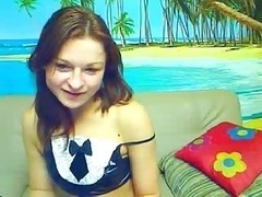 Girl with small tits nude in cam