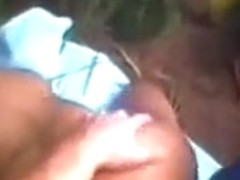 Latina gets fucked by her bf in public