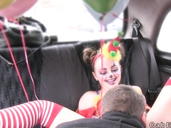 Clown Babe Squirts And Fucks In