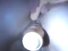 Skinny amateur blondie outdoor toying