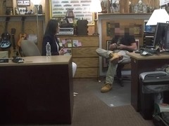 Seductive customers wife banged by pawn man at the pawnshop