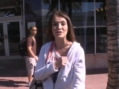 Naughty showing of luscious hooters