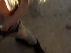 Kathy in public porn video showing lusty hardcore fucking