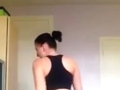 Eager twerk phone panty video