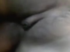 Hard rod closeup anal