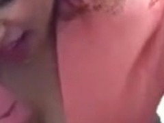 Hottie gives sensual head and swallow every drop