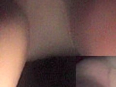 Accidental upskirts with lonely babe and her skinny ass