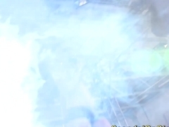 busty babe fisting on public stage