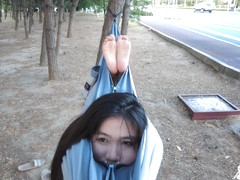 Chinese Bondage - Awkward Public Bondage