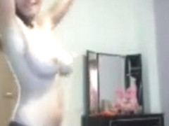 Stacked brunette teases and ...