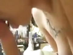 Alternative Redhead Girlfriend Sucking A Fat Cock Until It C