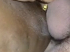 Wet pussy black babe loves white cock