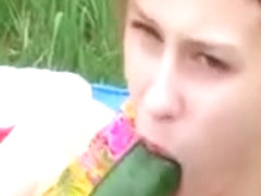 Masturbation On The Green Glade In Euro