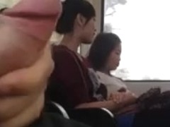 Managed to flash my dong to some young ladies in a train