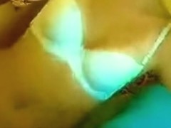 Ekstazy777 caress pussy and put her in her rubber dildo