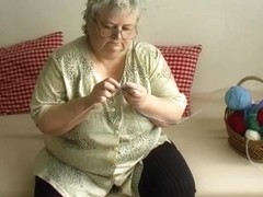 OMAHOTEL hard dildos and BBW grannies