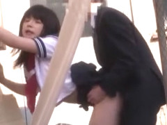Amazing Japanese girl Chloe Fujisaki, Reina Akitsuki, Tsubomi in Crazy Teens, Outdoor JAV clip