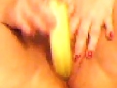 big beautiful woman wife fucking a bannanna