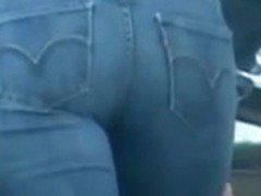 Candid White girl Asses