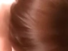 This Sweetheart uses the cream flow to rub on her big and juicy knockers