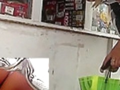 Shooting upskirt in details