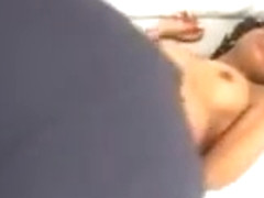 Ebony college girl fucked