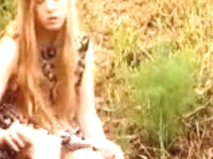 Zeta masturbating outdoor on secretly locations