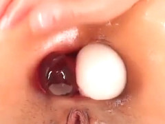 Monstrus Arse Penetreted By Two Long Dildos