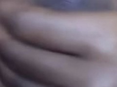 Showing my ebony cunt for Tommy