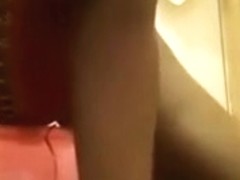 Lustful Ebon Riding Her Toy In The Baths