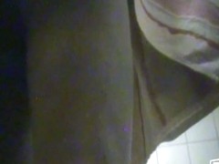 Voyeur video from changing room with sexy round booty