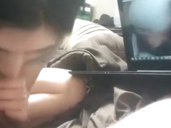 Amateur slut teen enjoys pov blowjob and hard fuck action