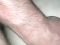 Me fucking the wifey doggy and her creaming on my dick