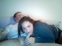 webcam young 18yo Brit and his big boob friend