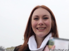 Russian redhead banged pov