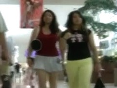 Street upskirt video tape made by me at the mall